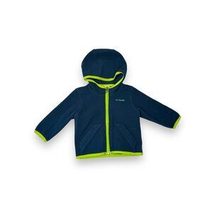 Columbia Baby Jacket 6-12 months Blue Green Zipper Polyester